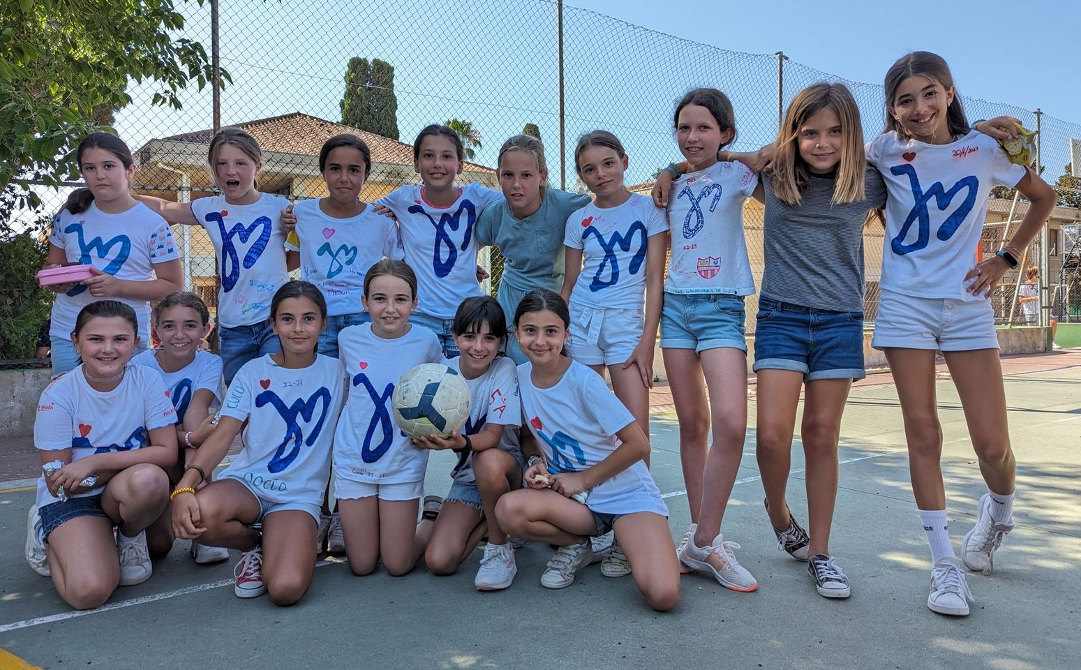 Equipo de fútbol femenino Colegio Jesús Maria El Cuco 