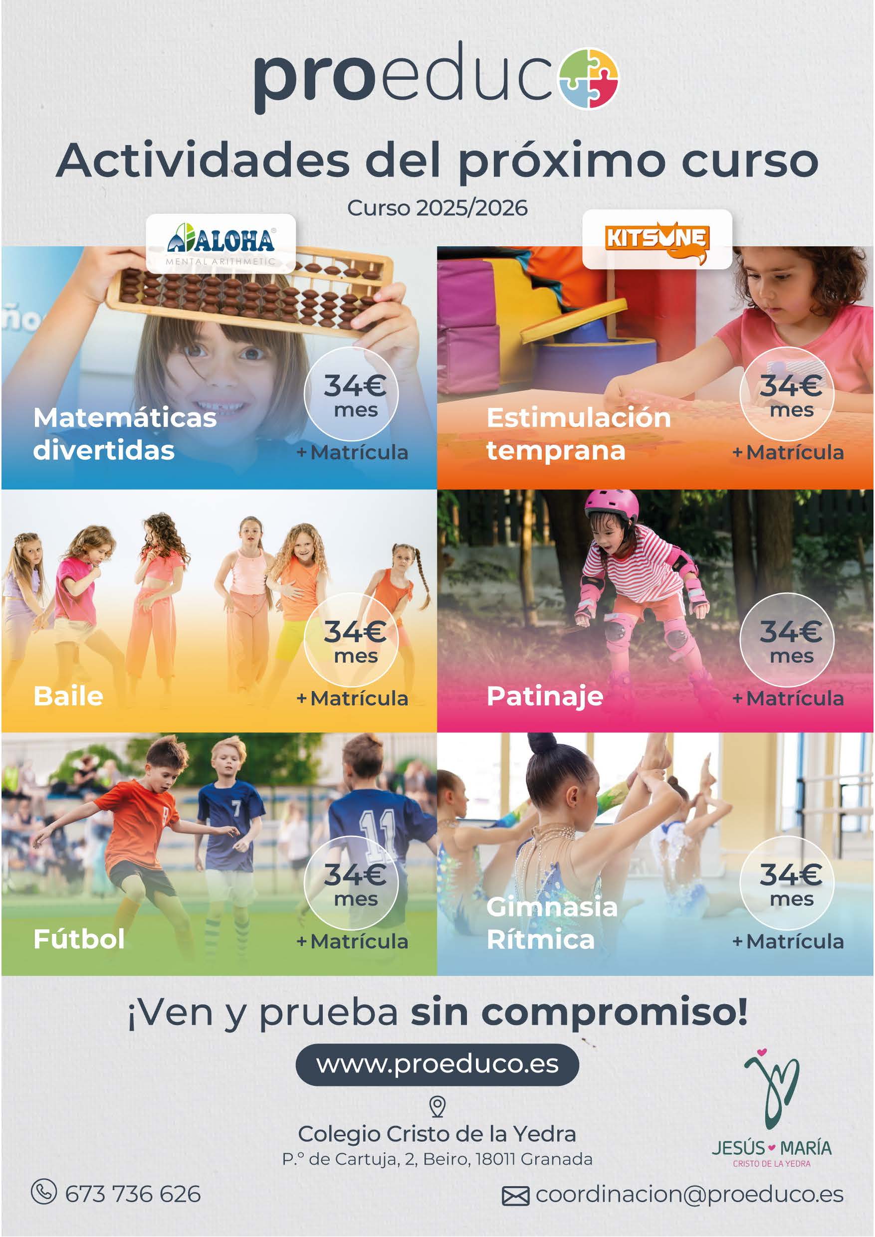 Extraescolares 2 Colegio Jesús María Cristo de la Yedra